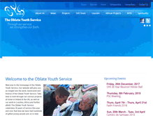 Tablet Screenshot of oblateyouthservice.com
